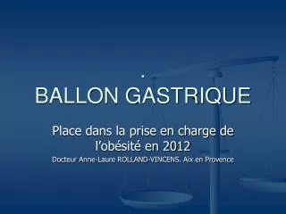 ballon gastrique