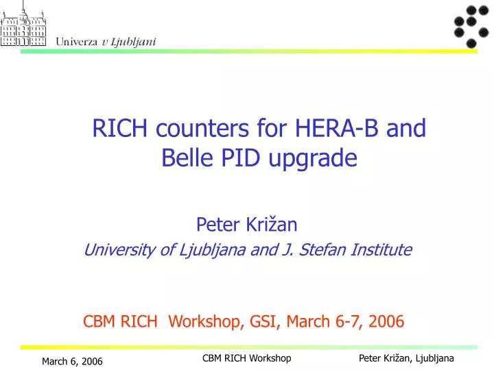 rich count e r s for hera b and belle pid upgrade