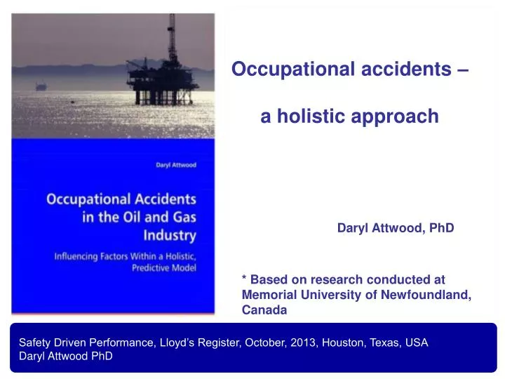 occupational accidents a holistic approach