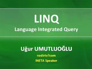 linq language integrated query
