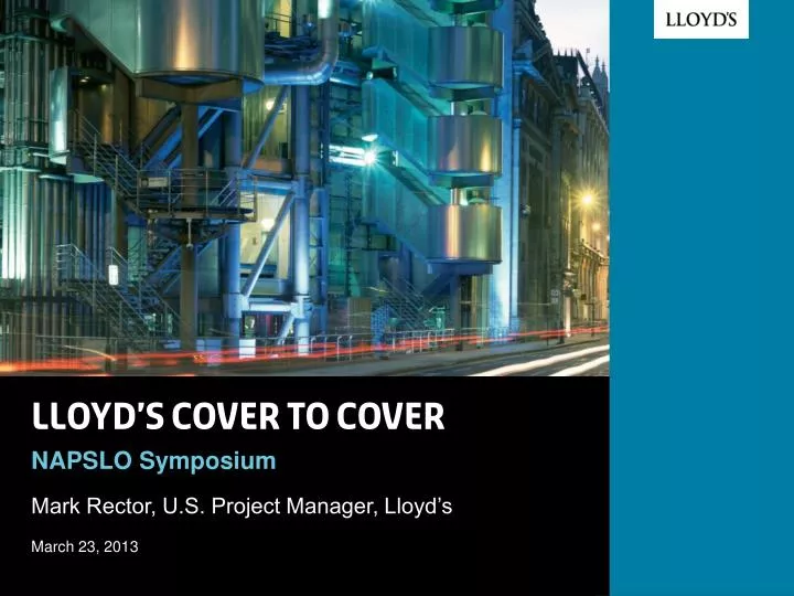 lloyd s cover to cover