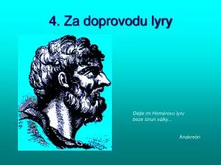 4 za doprovodu lyry