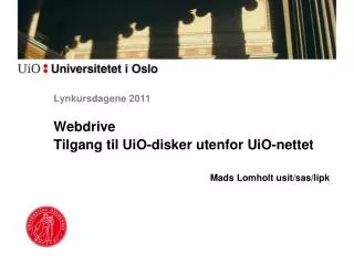lynkursdagene 2011