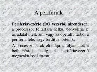 a perif ri k