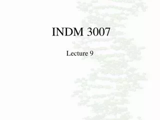 INDM 3007