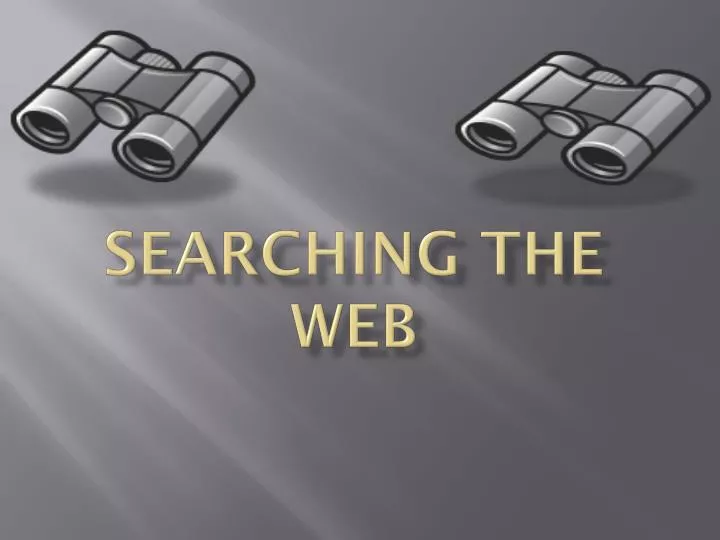 searching the web