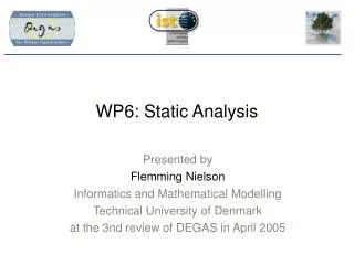 WP6: Static Analysis
