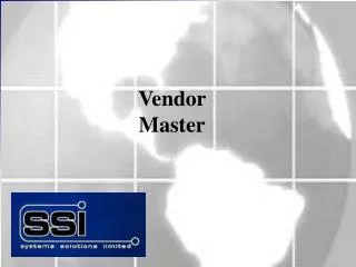 Vendor Master
