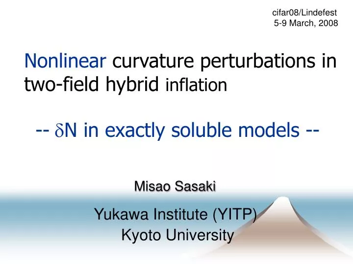 nonlinear curvature perturbations in two field hybrid inflation