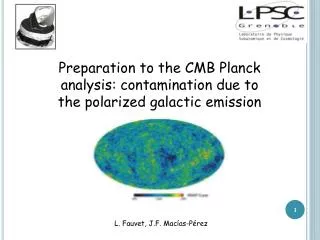 Preparation to the CMB Planck analysis: contamination due to the polarized galactic emission