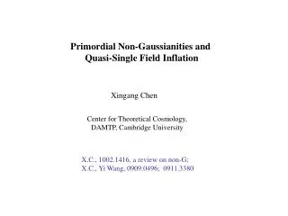 Primordial Non-Gaussianities and Quasi-Single Field Inflation