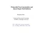 Primordial Non-Gaussianities and Quasi-Single Field Inflation - slide 1