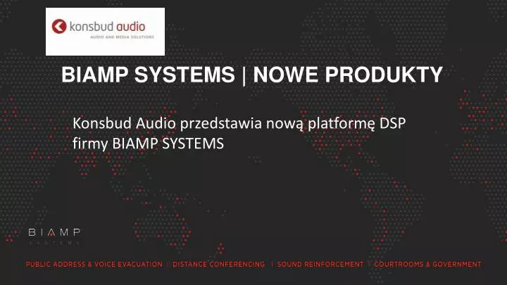 biamp systems nowe produkty