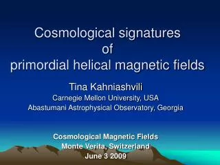 Cosmological signatures of primordial helical magnetic fields