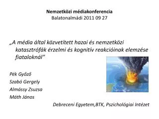 nemzetk zi m diakonferencia balatonalm di 2011 09 27