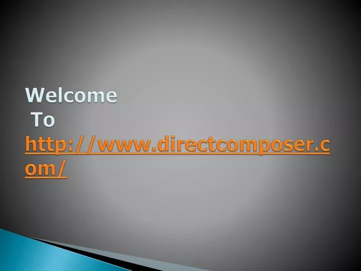 welcome to http www directcomposer com