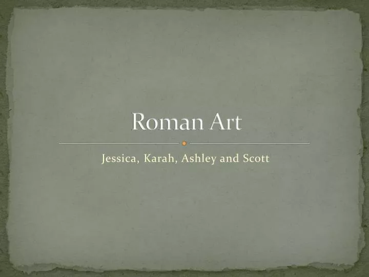 roman art