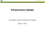 Infrastructure Update - slide 1