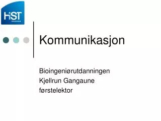 kommunikasjon
