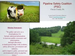 Pipeline Safety Coalition (PSC) Chester County, PA