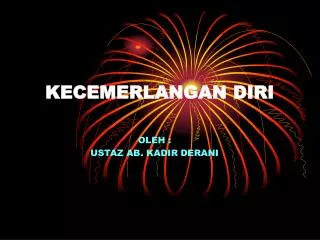 kecemerlangan diri