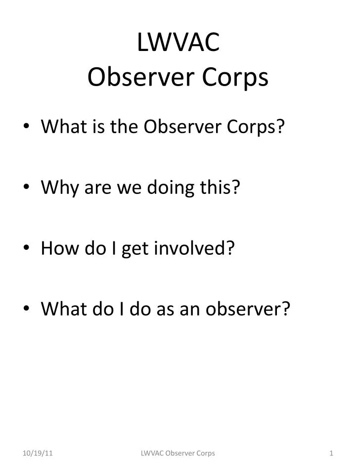 lwvac observer corps