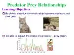 prey vs predator model