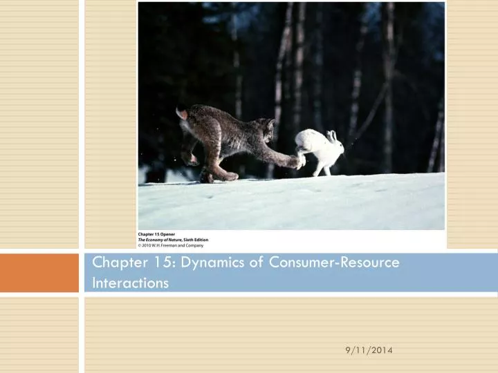 chapter 15 dynamics of consumer resource interactions