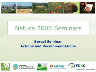 Natura 2000 Seminars