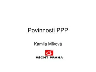 povinnosti ppp