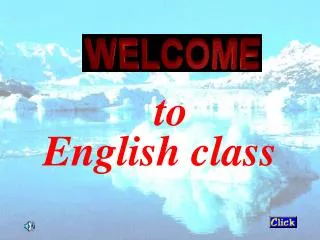 English class