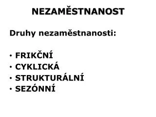 nezam stnanost