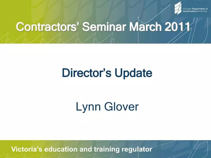 contractors seminar march 2011