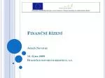 Finanční řízení - slide 1