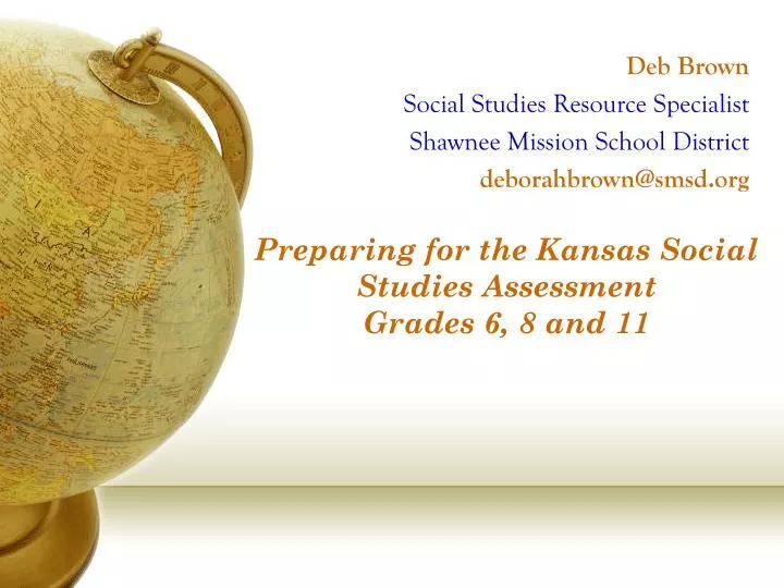 preparing for the kansas social studies assessment grades 6 8 and 11