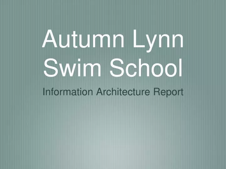 autumn lynn swim school