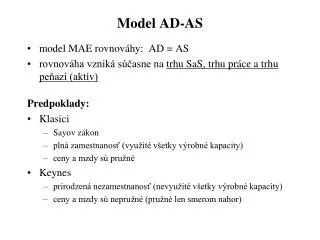 model ad as