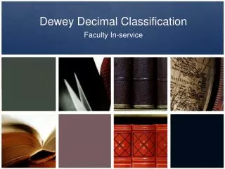 Dewey Decimal Classification