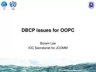 DBCP issues for OOPC