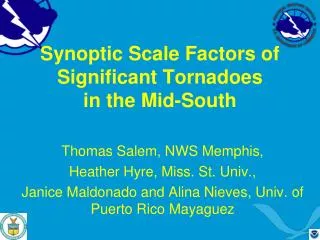 Synoptic Scale Factors of Significant Tornadoes in the Mid-South