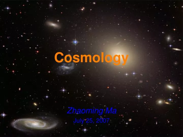 cosmology