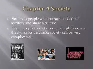 Chapter 4 Society