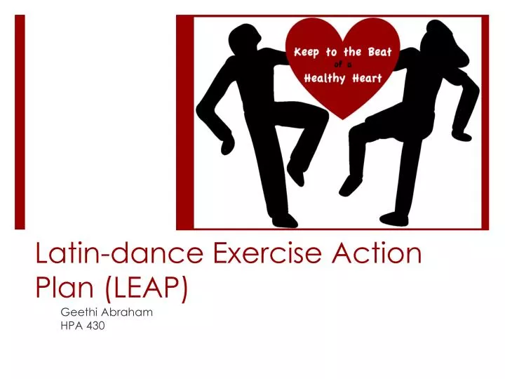 latin dance exercise action plan leap