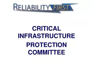 CRITICAL INFRASTRUCTURE PROTECTION COMMITTEE