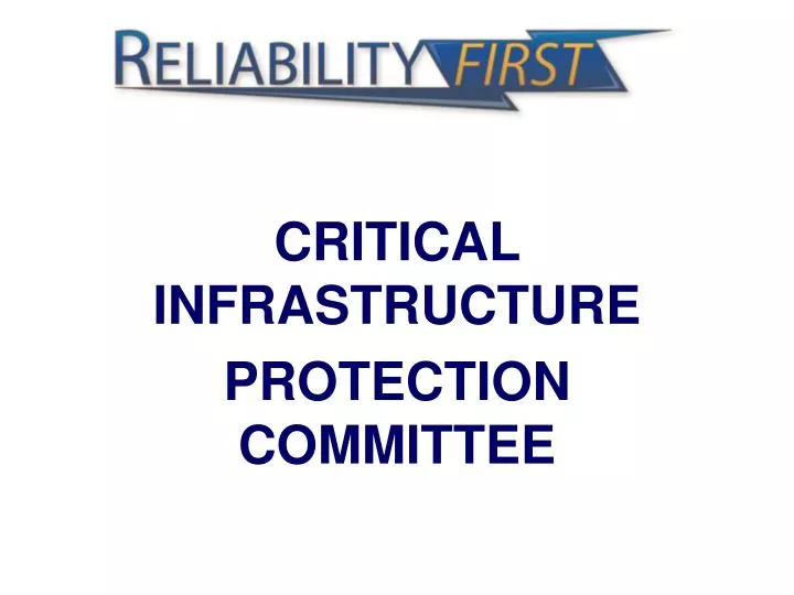 critical infrastructure protection committee