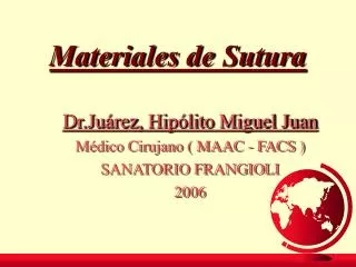 materiales de sutura