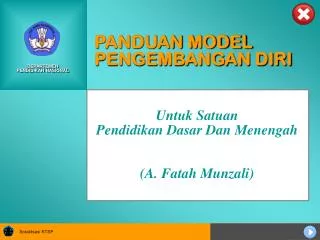 panduan model pengembangan diri
