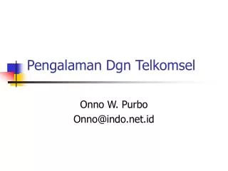 pengalaman dgn telkomsel