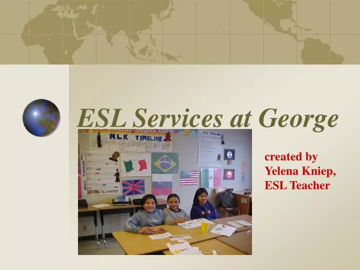 esl services at george