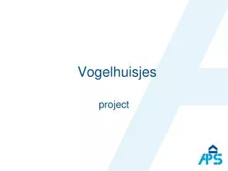 vogelhuisjes